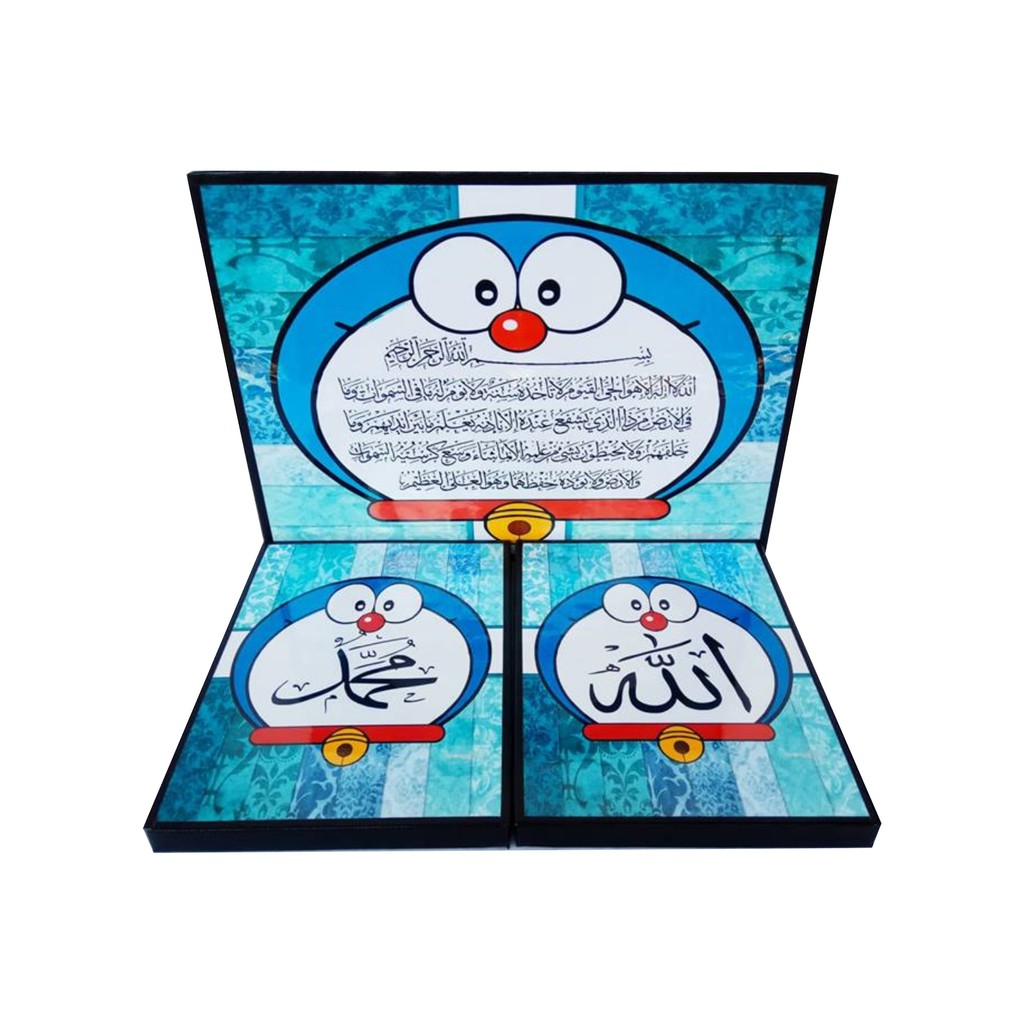 Wallpaper Sticker Motif Doraemon Awan Lucu Ukuran 45 Cm X 10 Meter