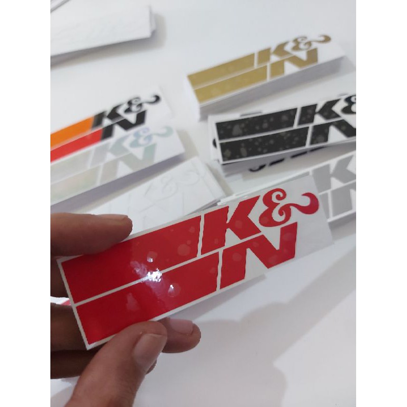 STICKER K&amp;N CUTTING