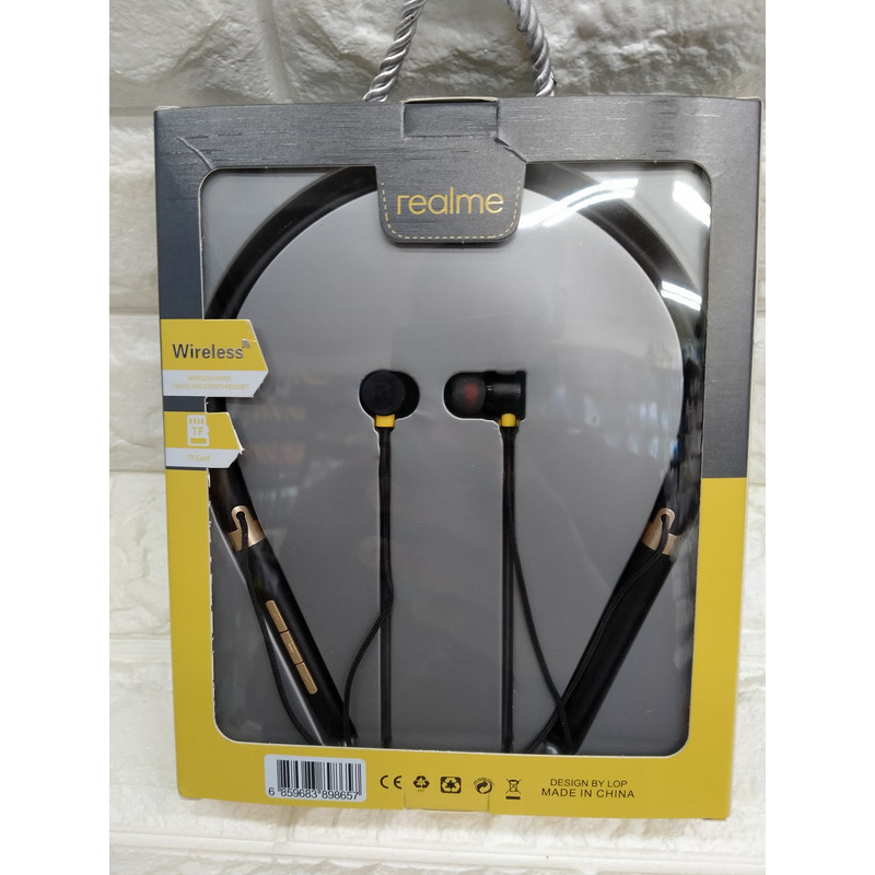 HF Handsfree Bluetooth Headset Headphone Earphone REALME R-200 R200