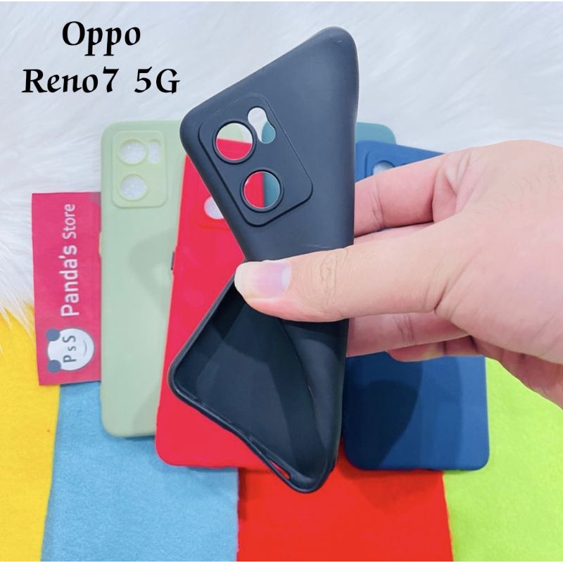 Case Oppo Reno 7 5G (New) Babycase + Pelindung Kamera, Makaron Full Color (PsS)