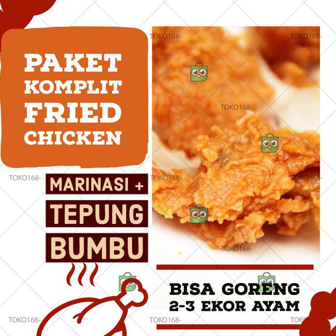 

PROMO TERMURAH Tepung & Marinasi Siap Pakai fried Chicken 1 kg TP115