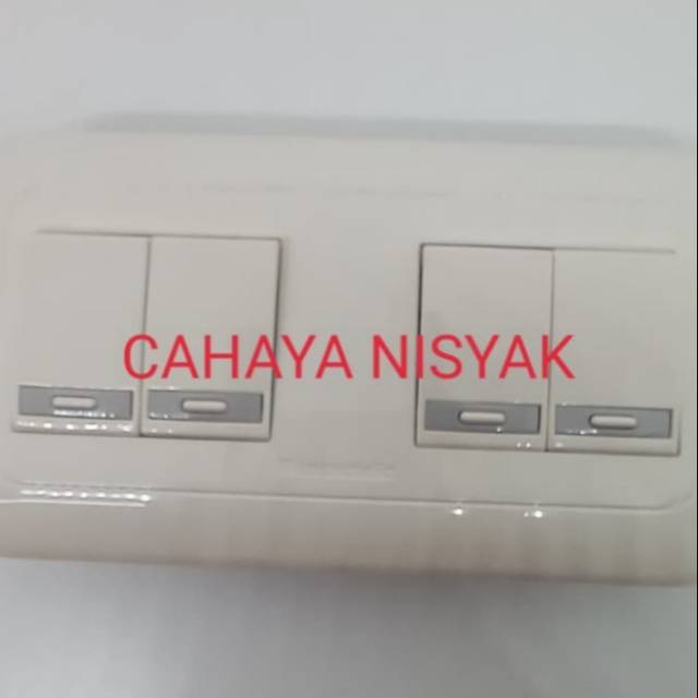Saklar seri double panasonic saklar 4