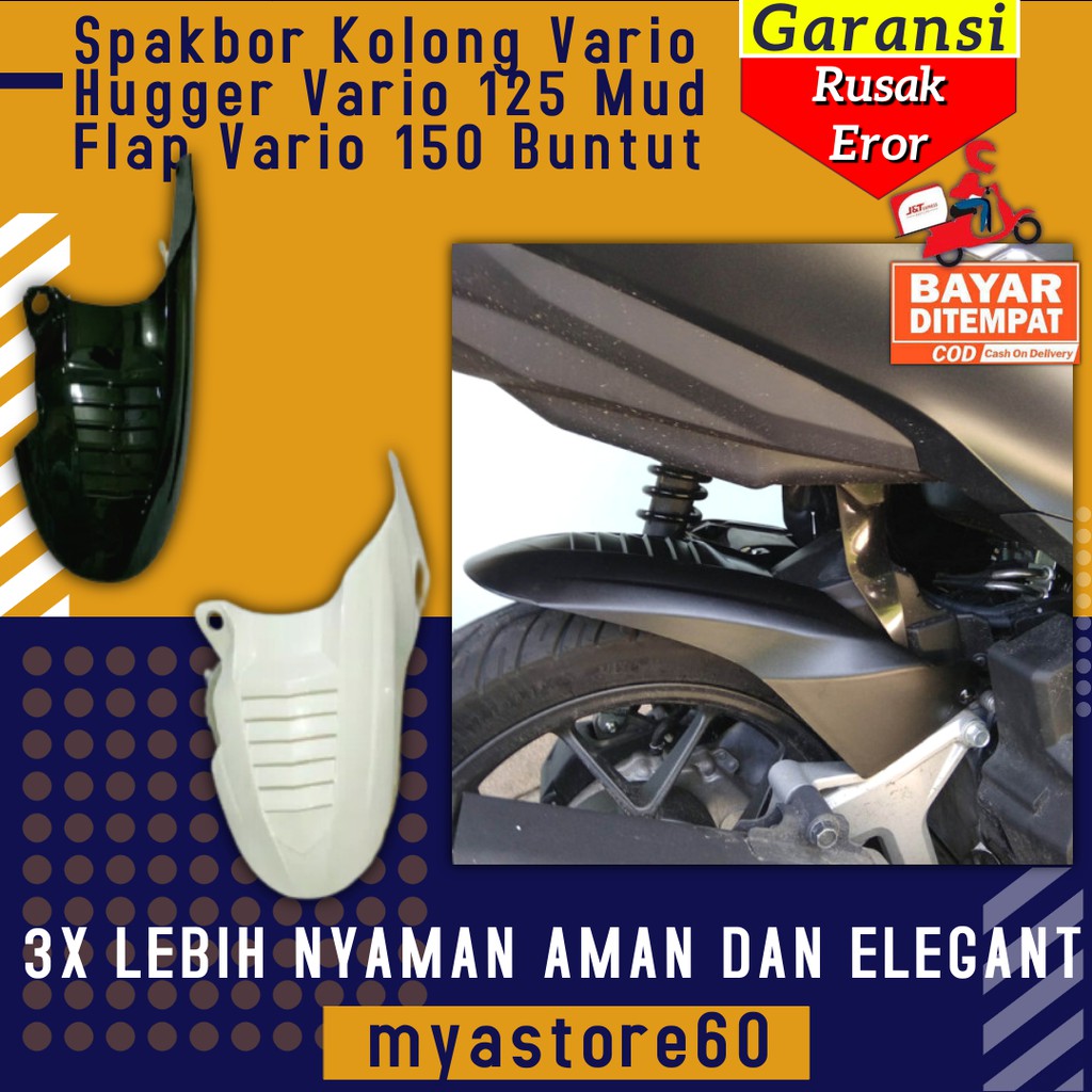 Spakbor Sepakbor Kolong Vario Hugger Aksesoris Variasi Vario 125 Mud Flap Vario 150 Buntut