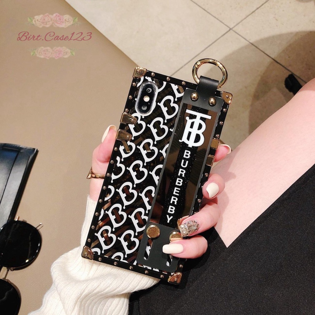 Y001 CASE OLIVIERA SQUARE KOTAK BEAUTY CASE BRAND GOLDEN HANDGRIP XIAOMI REDMI NOTE 8 9 PRO BC6235