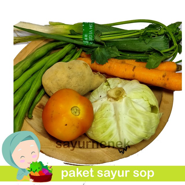 

PAKET SAYUR SOP 1 pack