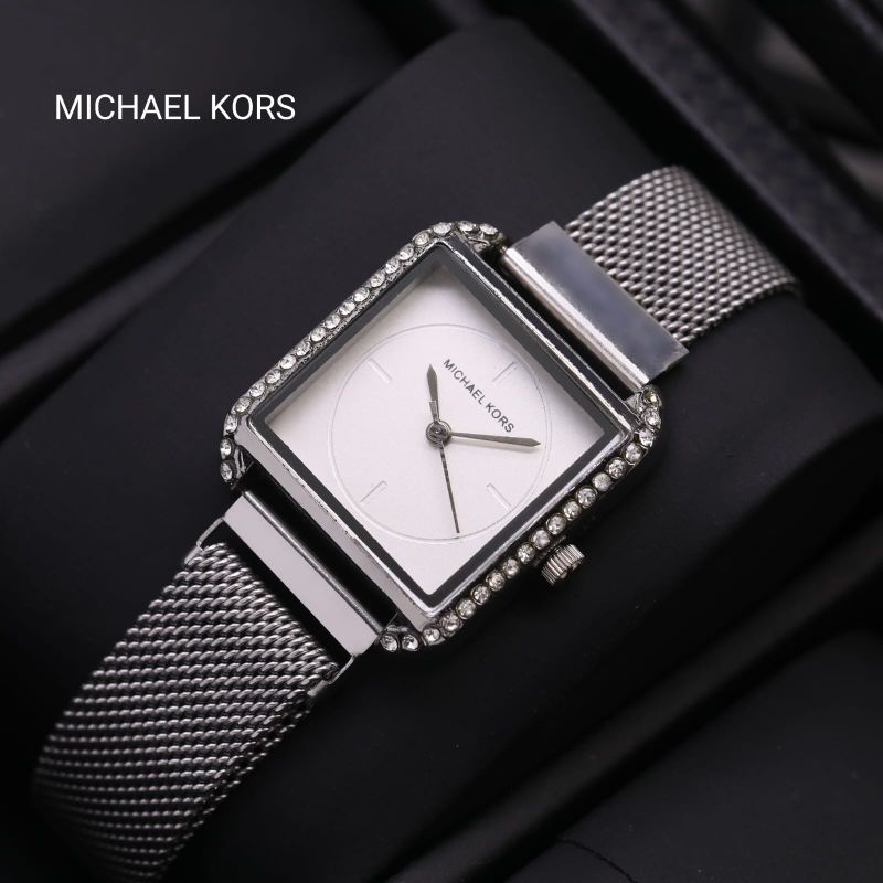 Michael Kors Jam Tangan Pasir Rantai Pria Wanita Terlaris Jam Tangan Analog