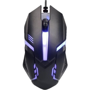 Mouse Gaming LED RGB Nous X1 Gamers - Mouse Kabel - Mouse Nuos Gaming