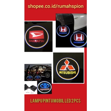 DOOR LIGHT LAMPU LOGO LED PINTU MOBIL