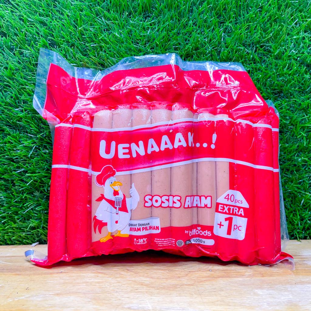 

Belfoods Sosis Ayam 1000 Gram (40 + 1) / Halal