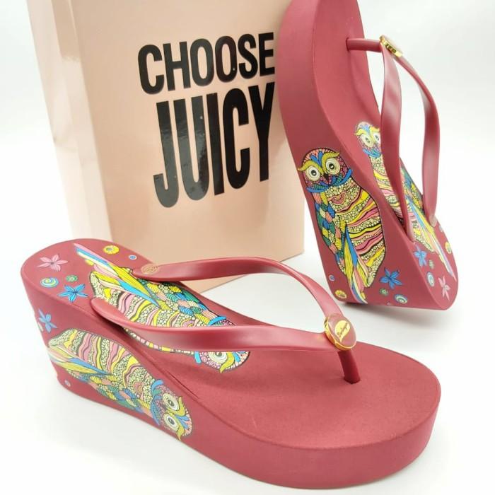 TERMURAH SANDAL WANITA WEDGES DARLINGEN OWL 7 CM PROMO