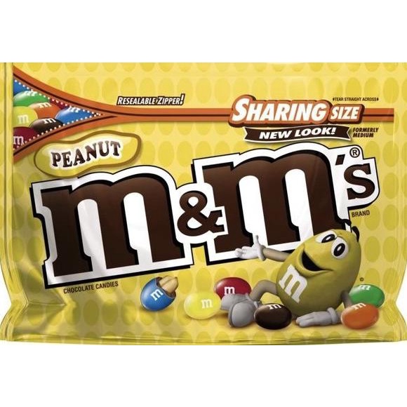 

SALE M&MS PEANUT CHOCOLATE CANDY SHARING SIZE MAKANAN & MINUMAN