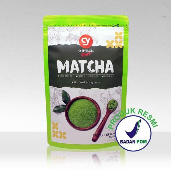 

CY MATCHA POWDER 100% ORIGINAL JAPAN IMPORT GREEN TEA POWDER 100 GR - 50GRAM
