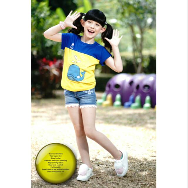 Beegirl two layer/kaos anak/ animal series