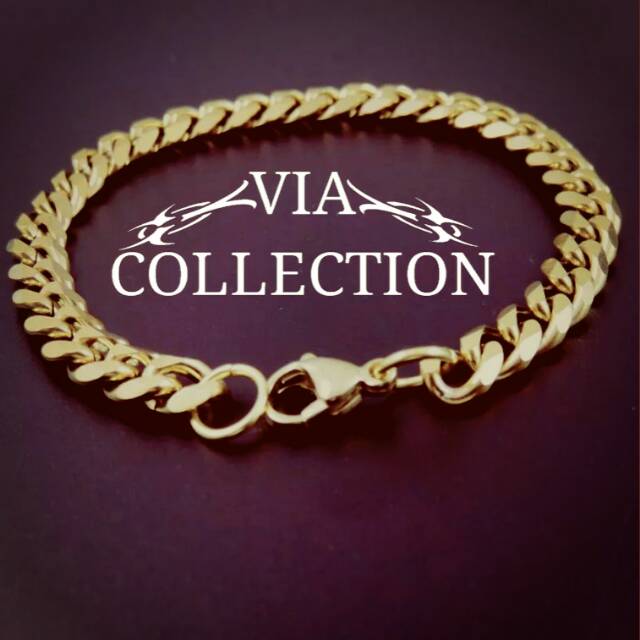 Gelang Wanita Rantai Gold Fashion Wanita