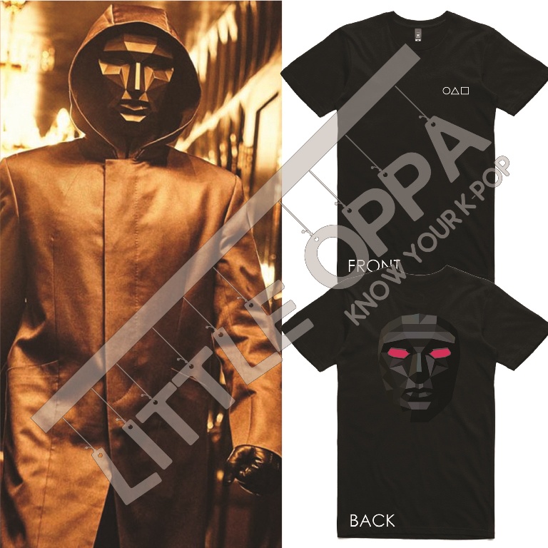 BAJU KAOS K-DRAMA SQU1D GAME FRONT MAN MASK T-SHIRT