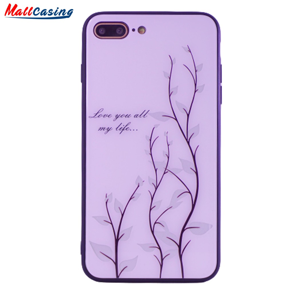 MallCasing - Samsung A70 | Samsung A71 |  Samsung Note 8 Ultra Violet Glass Case Glow In The Dark