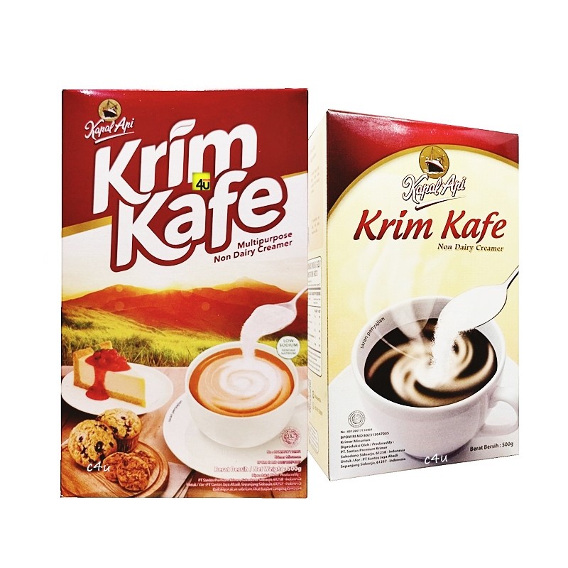 

Kapal Api Krim Kafe / Multipurpose Non Dairy Creamer / Krimer Minuman 500 gr