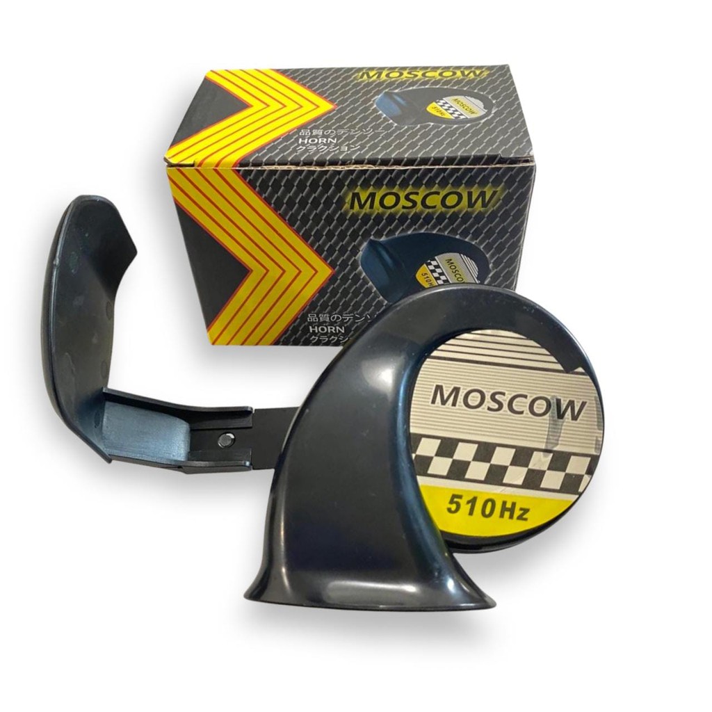 KLAKSON KEONG SINGLE MOTOR MERK MOSCOW 12 VOLT UNIVERSAL HORN
