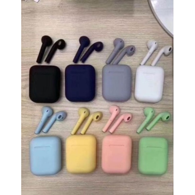INPODS 12 MACARON TWS EARPHONE BLUETOOTH WIRELESS - BIRU