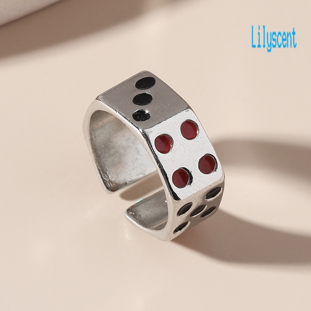 Cincin Model Terbuka Dapat Disesuaikan Bahan Alloy Warna Silver Untuk Unisex