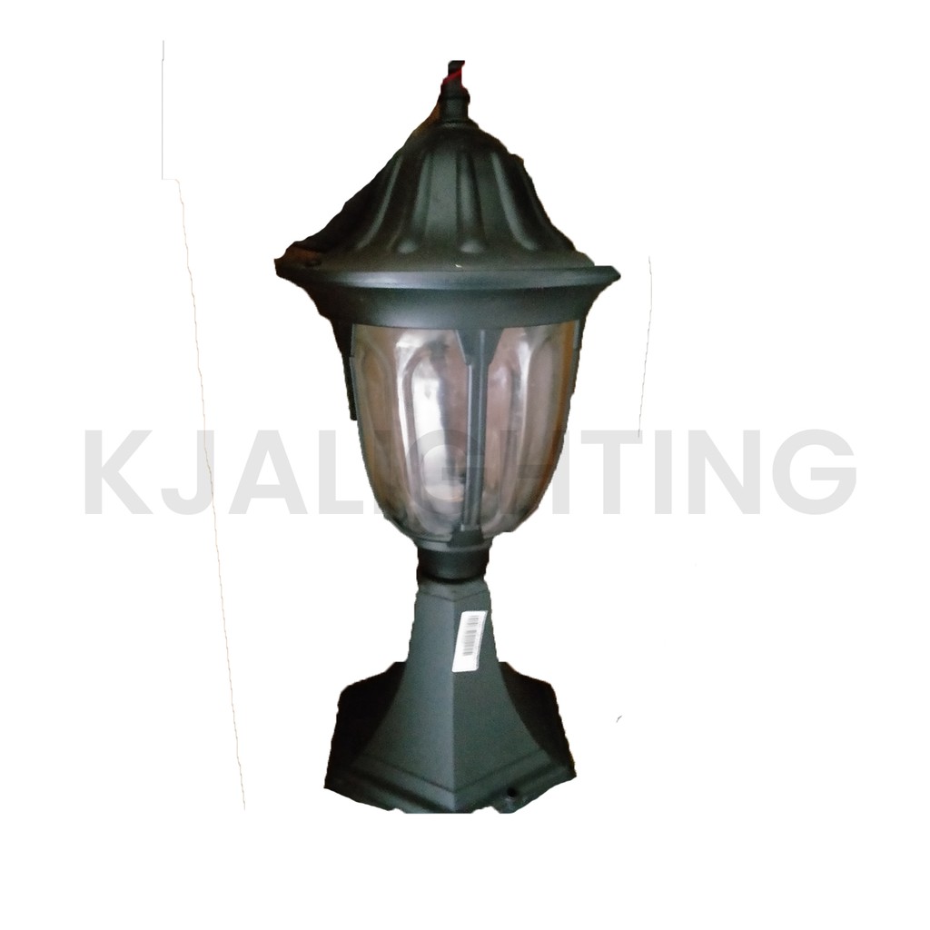 LAMPU TAMAN LAMPU PILAR LAMPU HIAS TAMAN DELMAN 1007/S-BK