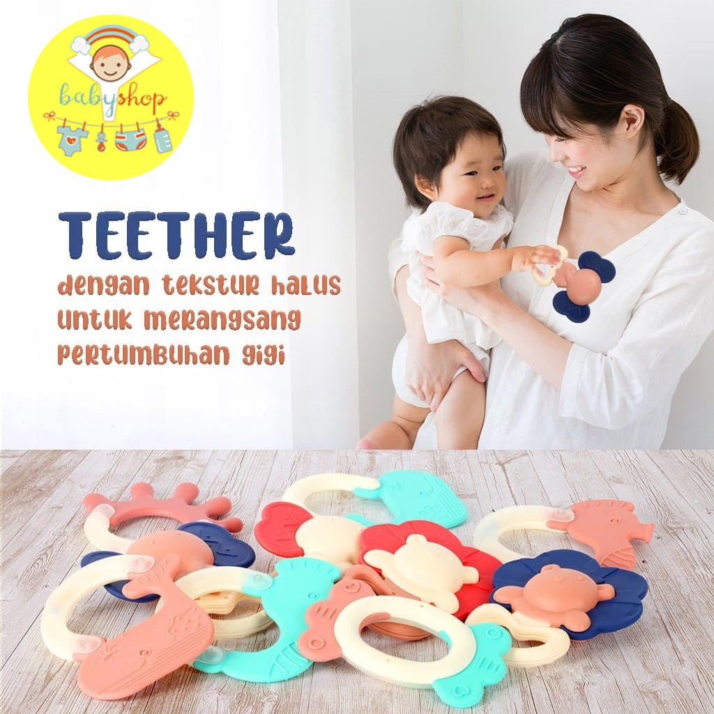 Soft Toy Teether dan Shaking Bell