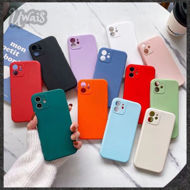 Macaron softcase silicon case Apple Iphone 11 11pro 11promax 12 12promax pro  promax max