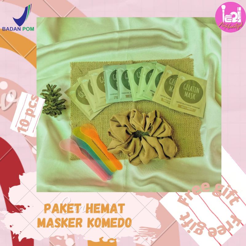 Paket Usaha Masker Daisy - Masker Komedo Charlis - Sheet Mask Bioaqua