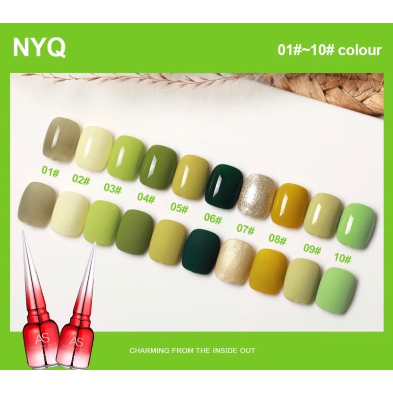 AS NYQ NAILS POLISH GEL KUTEK GEL 15ml Soak Off UV Gel