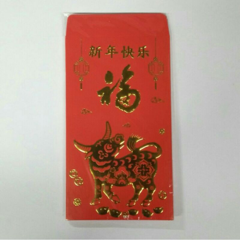 

angpao imlek kerbau / amplop imlek kerbau isi 3pc
