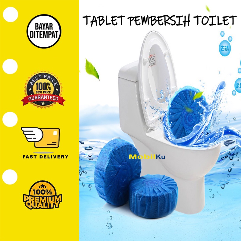 [BISA COD] Tablet Biru Pembersih Penyegar Kloset Toilet Cleaner Anti Kuman 50g