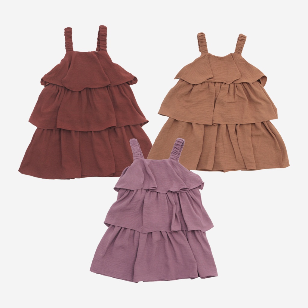 KIDDIEPODS - Poppy Dress / Dress anak perempuan / Terusan Anak perempuan 1-10 tahun