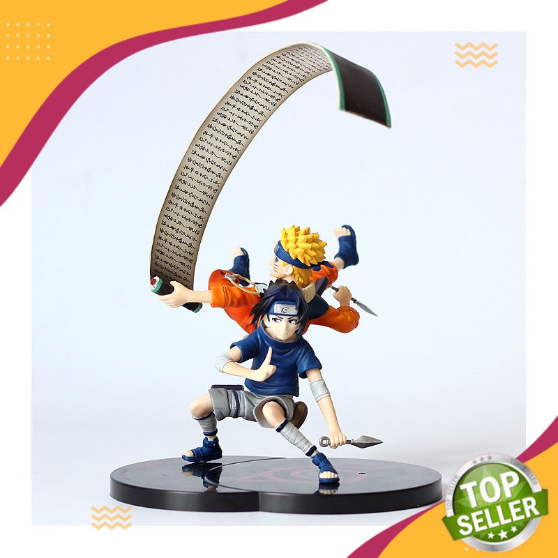 Anime Figure Import Berkualitas Huong 15 Cm Naruto Shippuden Sasuke & Action 1/8 Skala Dicat Pvc Mai