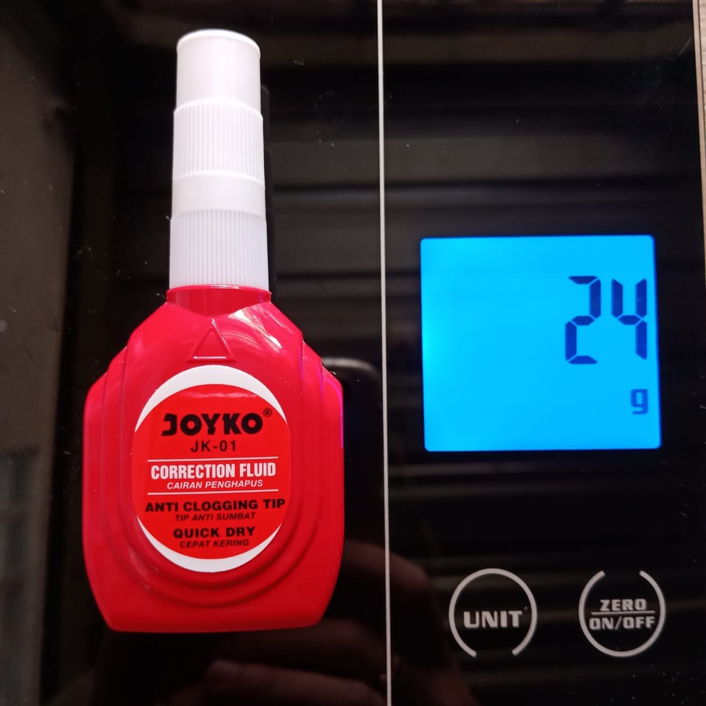 

joyko 1 buah jk01 tip ex x botol jk-01 cair correction tape jk 01 penghapus pen per pcs - enc.sup