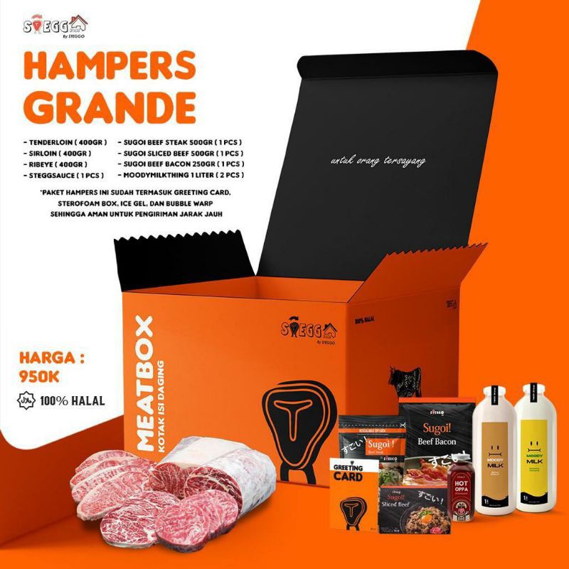 

EXCLUSIVE EDITION HAMPERS GRANDE BY STEGGO