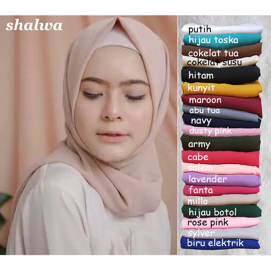 Shalwa Instan Jilbab/Kerudung/Hijab Flowy