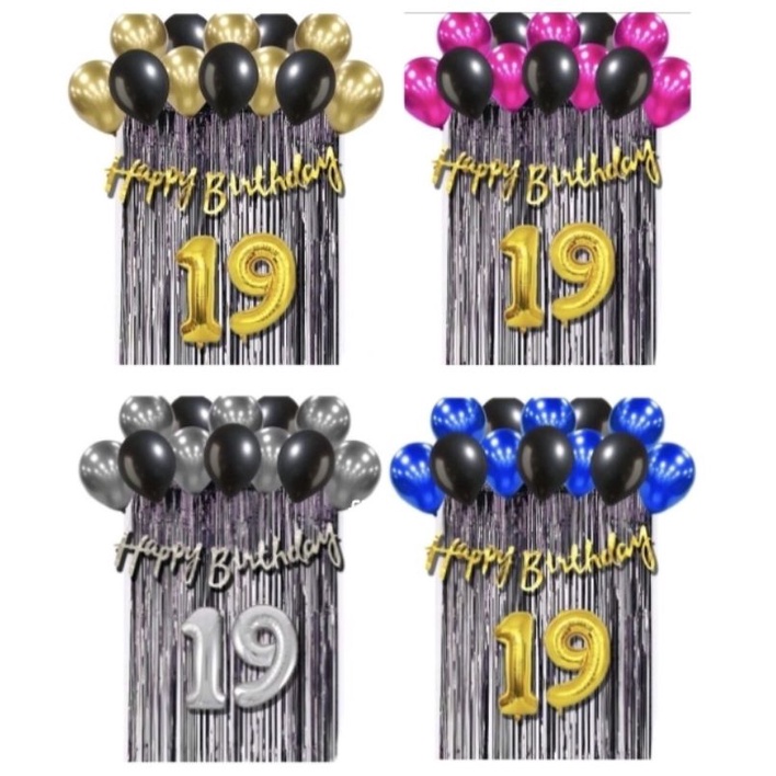 Jual paket dekorasi ulang tahun set | Shopee Indonesia