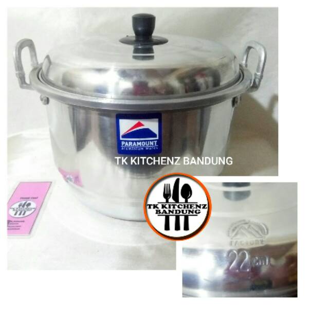 Panci / Dandang Aluminium / Dandang Serbaguna Paramount 22 cm
