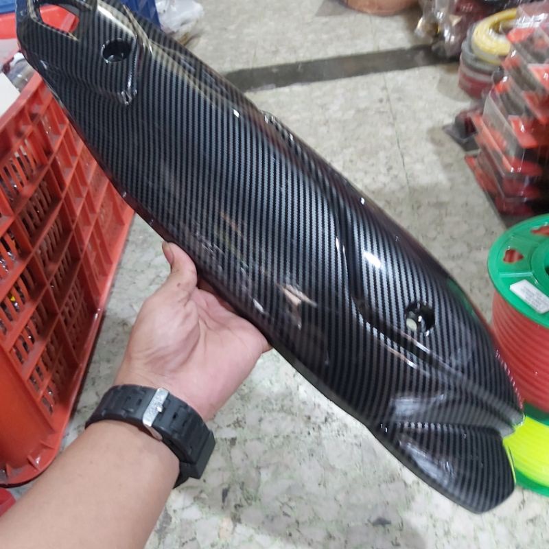 Tutup knapot nmax new, cover knapot nmax full karbon kualitas ori