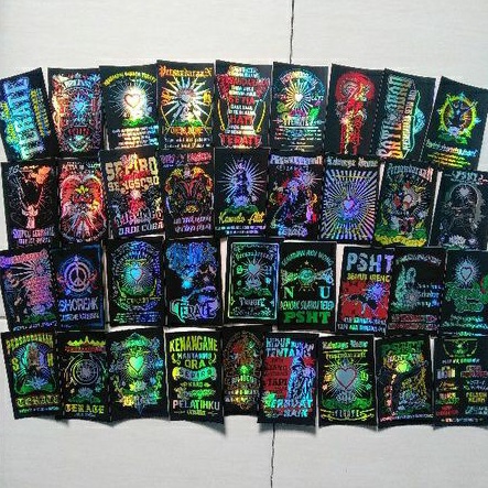 

(5 BIJI) STIKER VINYL HOLOGRAM PSHT TERATE