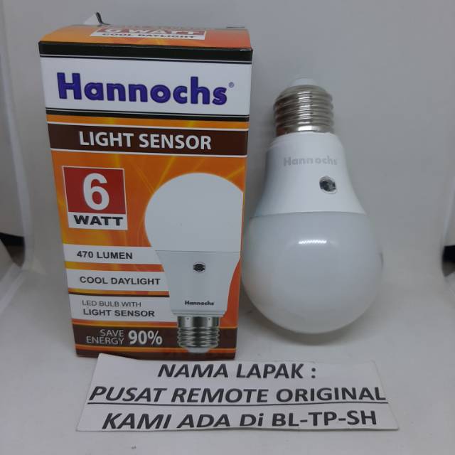 BOHLAM LED HANNOCHS SENSOR 6W 6 WATT ORIGINAL ASLI