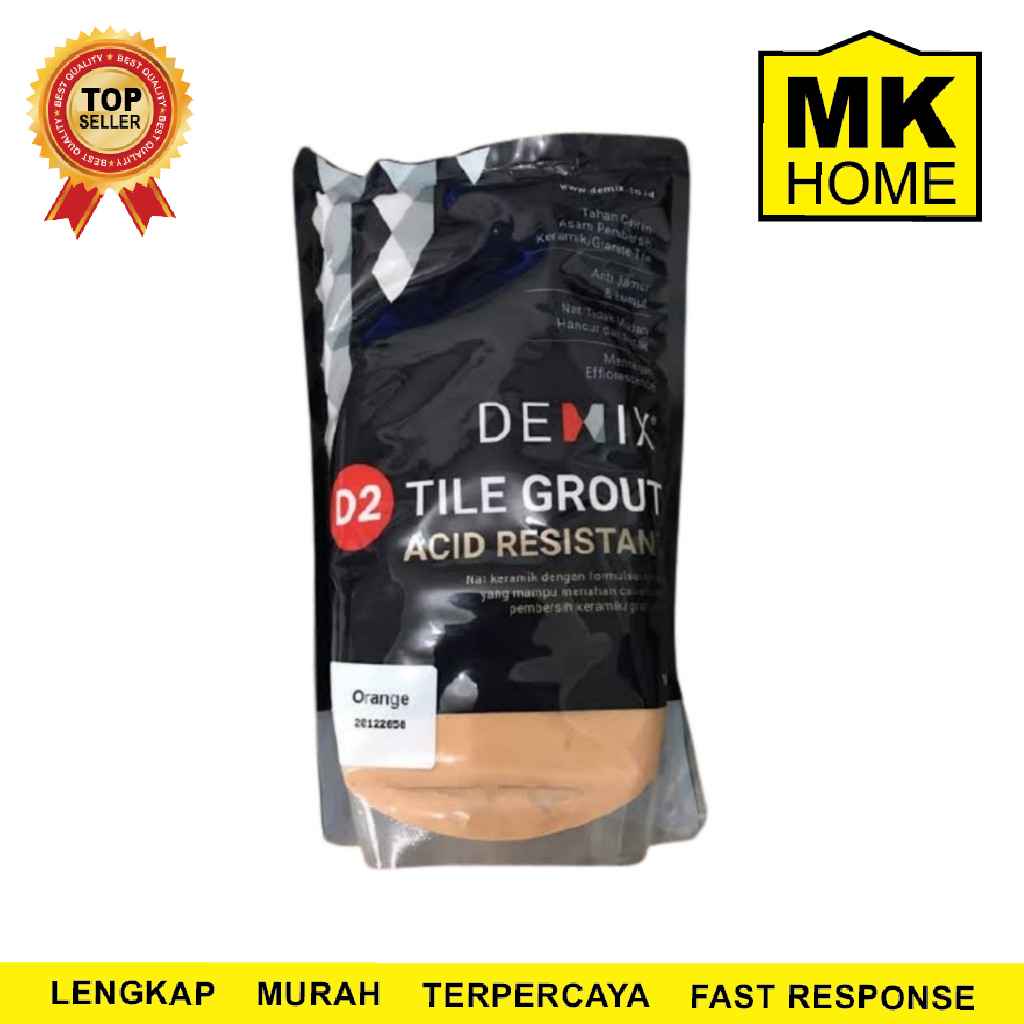 DEMIX D2 1 kg Tile Grout Acid Repellent Orange