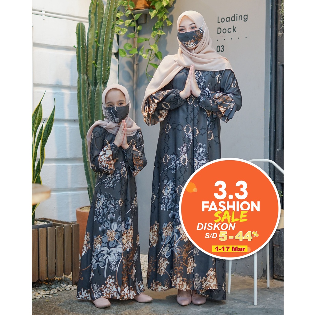 Gamis Twill Couple Halis//Gamis Halis Couple Twill//Gamis Anak Twill Ori Halis//Gamis Anak Ibu Twill