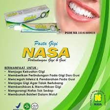 Pasta Gigi NASA Solusi Masalah Bau Mulut / Mengatasi Gigi Berlubang / PGN NASA / Menyegarkan Nafas NASA