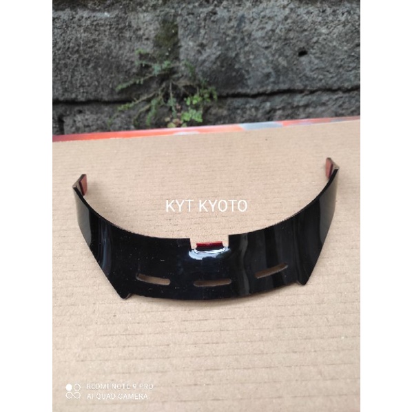 SPOILER HELM KYT KYOTO ALL SERIES Spoiler Pnp KYT Kyoto Hitam Spoiler Helm Kyt Kyoto Pnp Murah