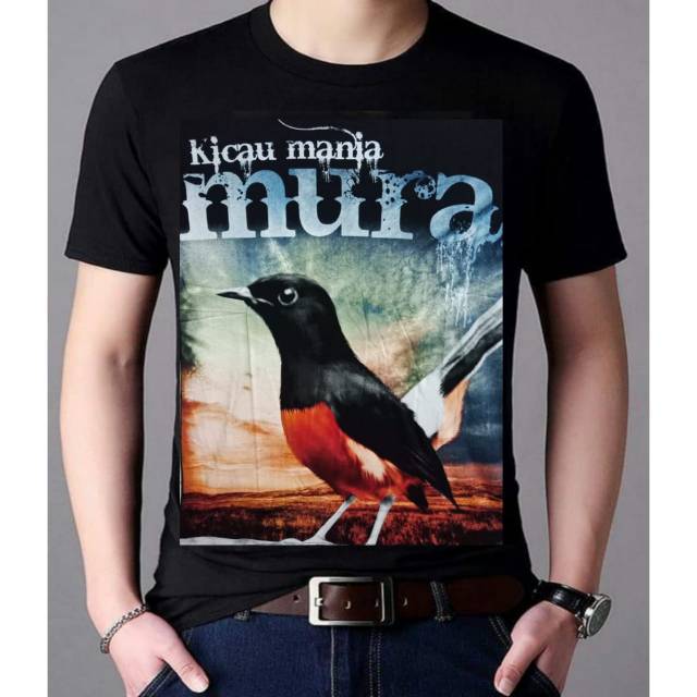 Kaos pria burung murai