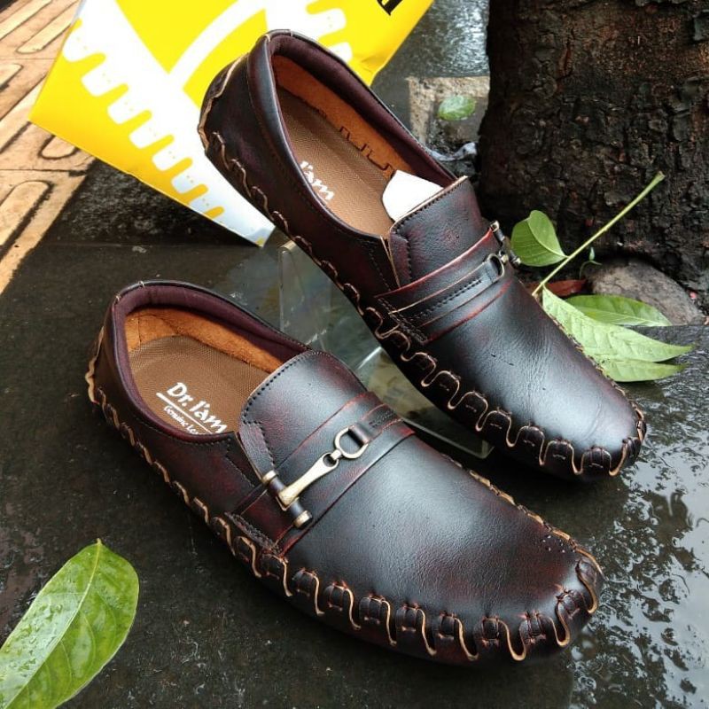 SEPATU SANTAI PRIA | SEPATU PANSUS PRIA | SOL TANAM ASLI KULIT