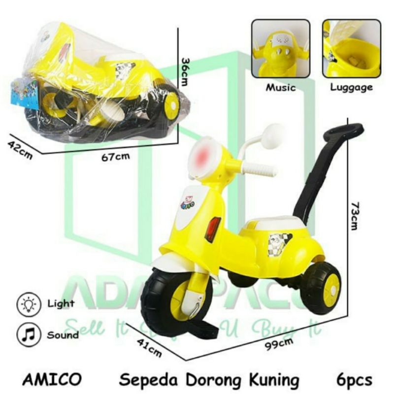 Vespa mainan | Mainan motor anak