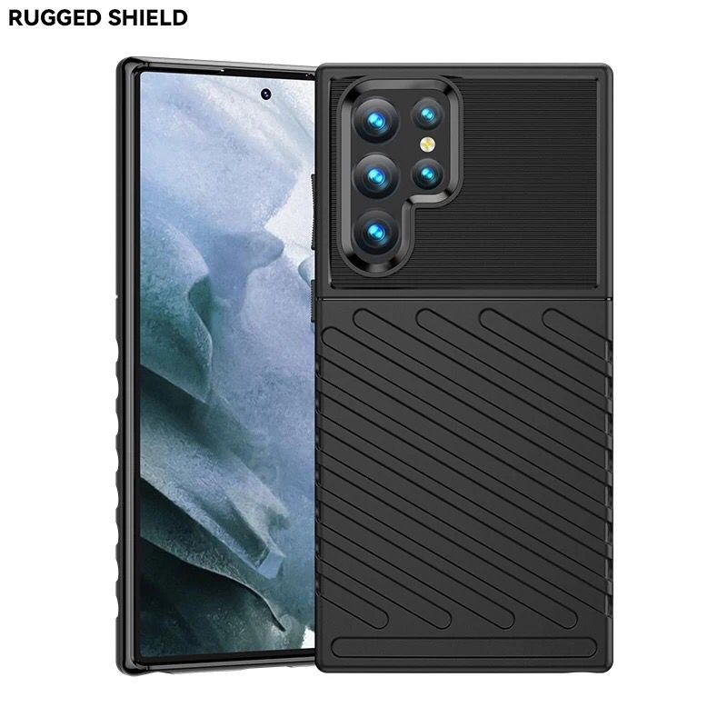 SAMSUNG S22 PLUS / S22 ULTRA / S22 SOFT CASE RUGGED ARMOR THUNDER COVER SOFTCASE SILICONE - S22