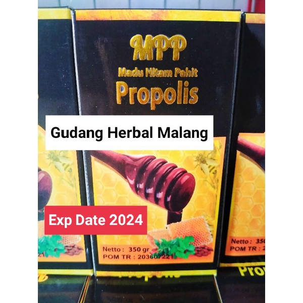 Madu Hitam Pahit Propolis Mpp Mujarob